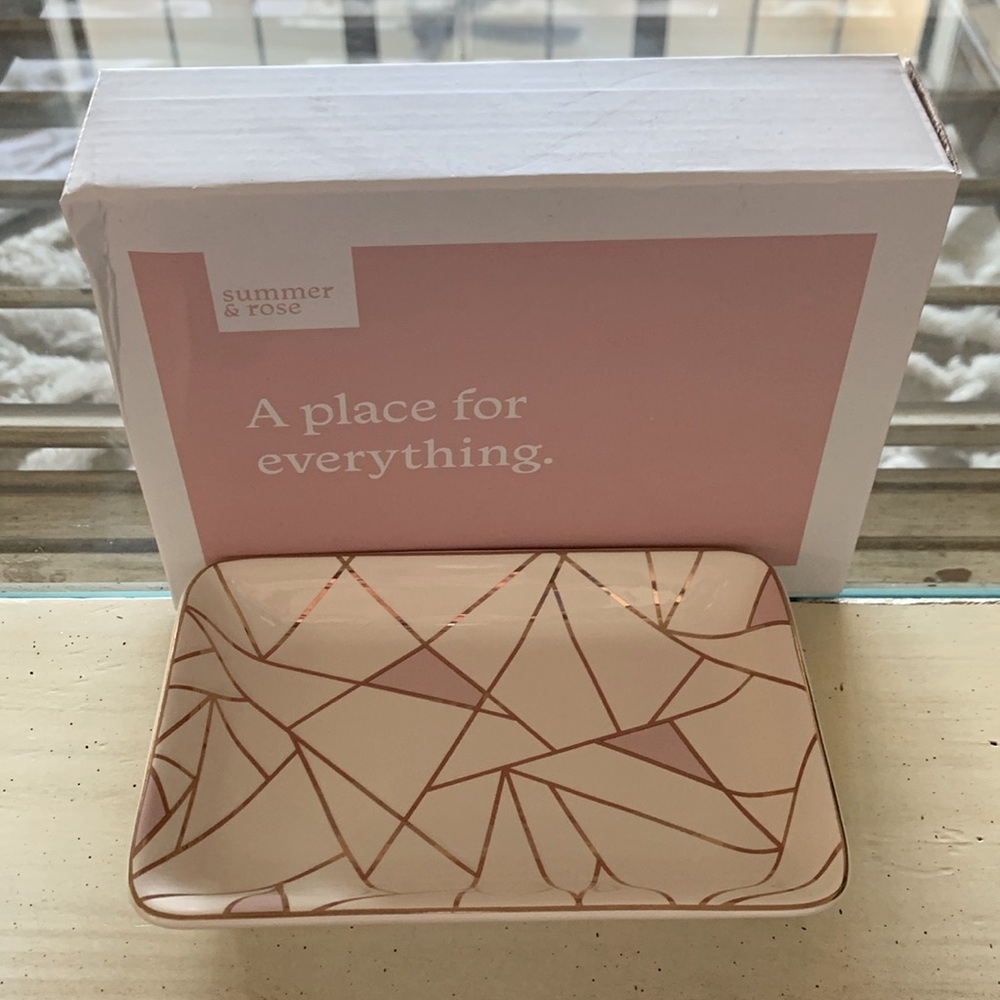 Summer & Rose Ceramic Tray